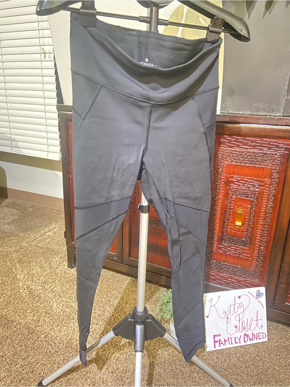 Athleta Black Girls' High-Rise Performance Leggings